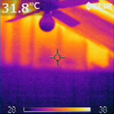 Steve Hanley uses a thermal camera on all home inspections in Atlanta Georgia